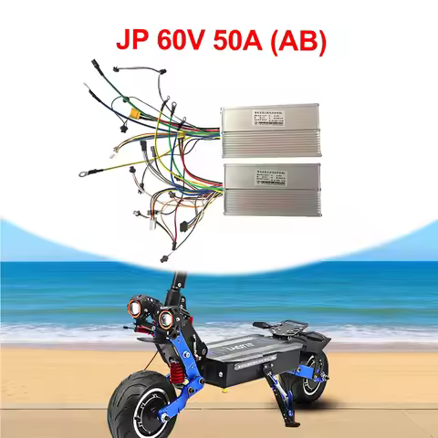 JP 60V 50A Dual Motor Controller for BOYUEDA LAOTIE YUME Electric Scooter – Front & Rear Brushl For 