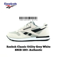 Reebok Classic Utility Gray White Shoes 100% Authentic