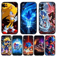 for Realme 3 5 6 7 8 Pro 5i 5s Q 6i 7i cool anime cartoon Sonic the Hedgehog Soft silicone black TPU