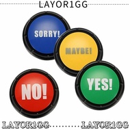 LAYOR1GG Sound Button, Party Gift Plastic Sound Talking Funny Button, 85db Holiday Supply Talking Bu