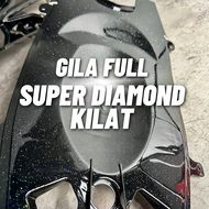 FULL SET EXCITER INNER HITAM KILAT SUPER DIAMOND Y15ZR V1 V2/ EXCITER INNER DIAMOND KILAT/ Inner Cov