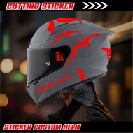 Death Note helmet Sticker/ Sticker cutting helmet