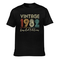 40 Year Old Gifts Vintage 1982 Edition 40Th Birthday Top Quality Men'S Tshirts
