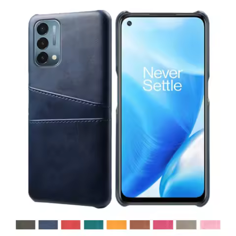For OnePlus Nord N200 N100 CE N10 5G 9R 9E 8T Funda Luxury PU Leather Card Slots Cover For One Plus 