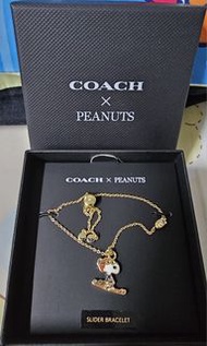 Coach X Peanuts Snoopy 手鏈 Ski Slider Bracelet