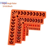 OONE Right Angle Ruler Locator Measuring Tool 3" 4" 6" 8" 90 Degrees Locking Clip Scriber Clamping F