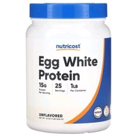 Nutricost, Egg White Protein, Unflavored, 1 lb (454 g)