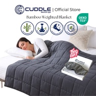 Cuddle™ Cool 2.0 Weighted Blanket | Cooling Bamboo Weighted Blanket | Gravity Blanket for Better Sle