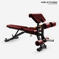 Core-Fitness - Multi-Function Bench ม้านั่งยกน้ำหนัก เล่นขา ปรับระดับ เหล็กหนาพิเศษ (TS214) (รับประก