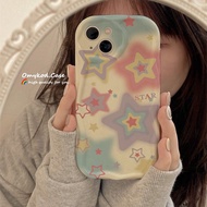 Ready StockSamsung A15 A05 A05s A14 A13 A12 A53 A52 A51 A04 A03S A22 A23 A24 A32 A33 A34 A50 A30 A50S A54 Cartoon Star Phone Case &amp; Holder Soft Protection Back Cover