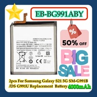 2pcs For Samsung Galaxy S21 5G SM-G991B /DS G991U EB-BG991ABY 4000mAh Replacement Battery