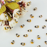 MIOSHOP 100pcs Bee Sponge Sticker DIY Mini Fridge Decals Self-adhesive