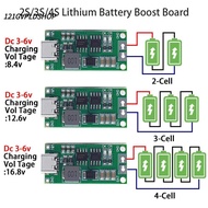 121GVPLDSHOP Step Up Board 18650 Type-C To 8.4V 12.6V 16.8V Li-Ion Charger Lithium Battery Charging