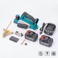 18V 15000rpm Cordless Electric Planer with Wrench Handheld Rechargeable Electric Planer for Makita 18V Battery Wood Cutting Tool