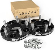 2pcs 20mm Hub Centric Black Wheel Spacers 5x114.3 60.1mm CB 12x1.5 Studs Fits Rav4 Camry Sienna High