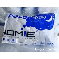 HOMIE Poly Pillow 500g 17" x 26" / Bantal Polyester