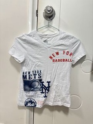 MLB New York Mets Baseball Crop T-shirt