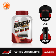 MMX ABSOLUTE WHEY 4.4LBS + MMX TSHIRT+CUTTINGLIMITED EDITION TSHIRTPROMOTIONHALAL PRODUCTFAST SHIPIN