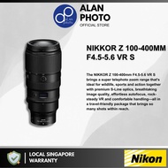 Nikon NIKKOR Z 100-400mm F4.5-5.6 VR S Lens for Nikon Z9 Z8 Z7 ii Z6 ii Z5 Zfc Z30 | Nikon Singapore Warranty