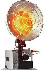 Buyplus Portable Propane Heater, 6200 BTU Portable Camping Heater Outdoor with Electric Ignition, Co