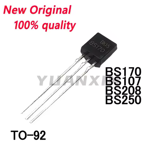 （10/pieces） New Original BS170 BS107 BS208 BS250 TO-92 Triode transistor In Stock