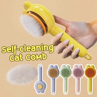 Self-cleaning Cat Comb One-Button Pet Hair Remover Brush Pet Grooming Comb