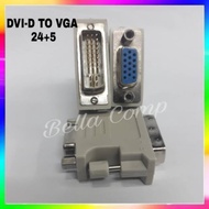 Adapter,gender,Converter DVI 24+5 Male to VGA Female, DVI-D TO VGA cable connection DVI/VTON to PC
