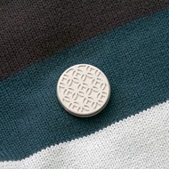 古錢幣水泥胸針| 質感與生活的台灣味