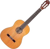Ortega Guitars 6 String Family Series Full Size Nylon Classical Guitar w/Bag, Right, Cedar Top-Natur