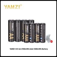 YAMZI AA/AAA 1.5V Lithium Rechargeable Battery AA 3700mWh/AAA 1300mWh