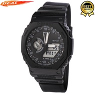 SPORTS Waterproof Original LASIKA BTS 147D Divers Digital Movement LED Lights Grey Marker Black Resi