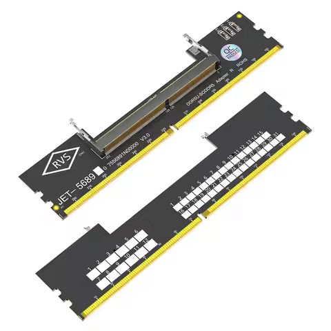 Laptop SO DDR4 RAM to Desktop DDR4 Adapter Card Memory Tester SO DIMM 4 to DDR4 Converter Supports 5