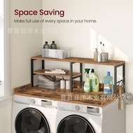 Wooden Washing Machine Countertop Storage Rack Vintage Country Style Wooden Organizer Rack Above Was