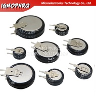 1PCS 5.5V Super capacitor 0.1F 0.22F 0.33F 0.47F 1F 1.5F 4.0F V-type Button Farad capacitor