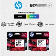 [FAST SHIP] HP 680 Ink Advantage Cartridge (Black / Tri Color) Printer HP DeskJet 1110, HP DeskJet 1115, HP DeskJet 2130, HP DeskJet 2135, HP DeskJet 3630, HP ENVY 4520, HP OfficeJet 3830, HP OfficeJet 4650