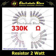 Resistor 2W 330K Ohm 2 Watt 2Watt 330Kohm 330000 Tahanan