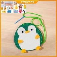 Kids Sewing Kit Fun and Educational Beginner Sewing Kit Creative Felt Sewing Kit Portable DIY Felt S