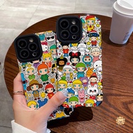 Cute Molly Leather Phone Case for S25 Ultra S24 S23 S22 A03S A01 A06 A12 A05s A54 A35 A51 A02s A32 A