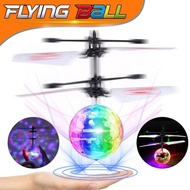 GONGGAO Flashing Kids toys Quadcopter Dron Hand Controlled Airplane Fly toys LED Lighting Flying Crystal Ball Light Up Induction Aircraft Mini Drone Toys Light Up Ball Drone