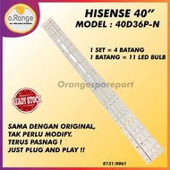 40D36P-N HISENSE 40" LED TV BACKLIGHT(LAMPU TV) HISENSE 40 INCH LED TV 40D36P