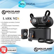 Hollyland LARK M2S Combo 2-Person Wireless Microphone System for Cameras & Mobile (2.4 GHz)