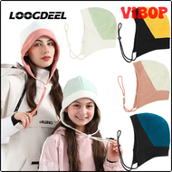 VIBOP Loogdeel Sport Ouder-Kind หมวกแก๊ปฤดูหนาว Winddichte Warmassen Wandelen Fiets Skiën Koude แบบม