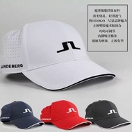 JL เจาะรูหมวกกลางแจ้งหมวกกอล์ฟฤดูร้อนระบายอากาศได้ดีหมวกเบสบอลบังแดดปรับขนาดได้ J.lindeberg DESCENTE ประตูเมืองใหม่ Joyfootmalbon Uniqlo