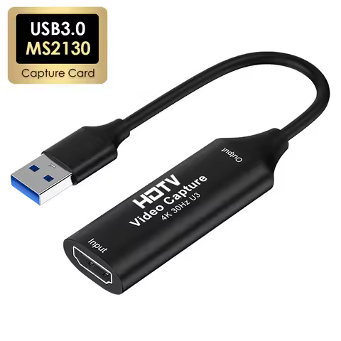 MS2130 USB3.0 HDMI-compatible Video Capture Card 1080/60Hz Game Grabber Record for Switch Xbox PS4/5