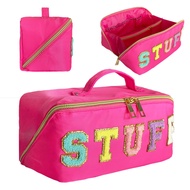 Preppy Bag Stoney Clover Makeup Bag Nylon Cosmetic Bag Preppy Patch Makeup Bag Stuff Makeup Bag Chen