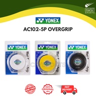 [100% ORI] YONEX Badminton Overgrip AC102-5P Grip with storage casing (5 grips in a pack)