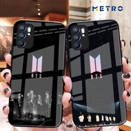 [G19]Glass Softcase Oppo RENO 8T 5G 7 4G A16K A16E A54 A15 A16 A12 A5S A74 A95 A3S A1K A37 A52 A92 A
