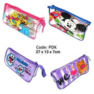 Cosmetic wallet mica character boat pouch cosmetic bag pooh mickey domo doraemon PDK