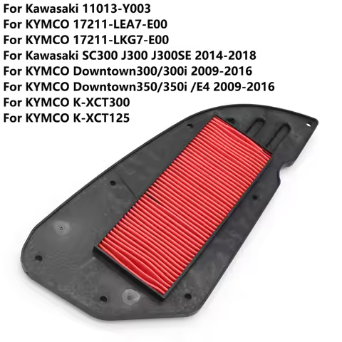 motorcycles air filter for Kawasaki KYMCO SC300 J300 J300SE K-XCT300 K-XCT125 11013-Y003 17211-LEA7-