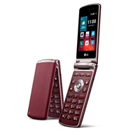 Retro Classic LG Wine Smart H410 3.2" 4GB Flip 4G Mobile Phone Full Set